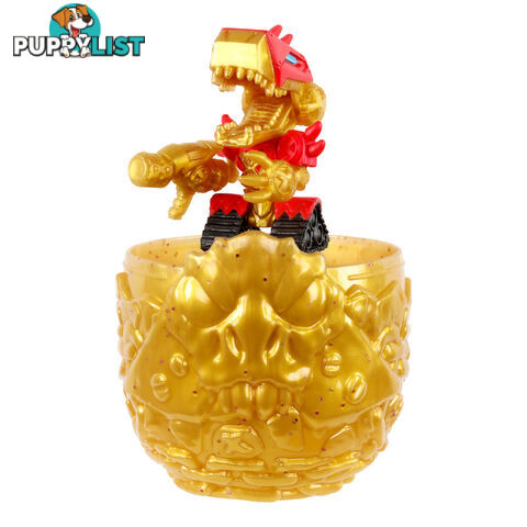 Treasure X - Dino Gold S4 Armored Egg - Break The Egg Squeeze Out The Dino - Mj41721 - 630996417201