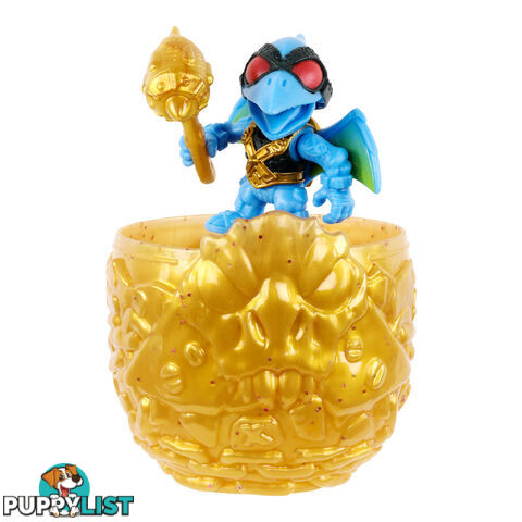 Treasure X - Dino Gold S4 Armored Egg - Break The Egg Squeeze Out The Dino - Mj41721 - 630996417201