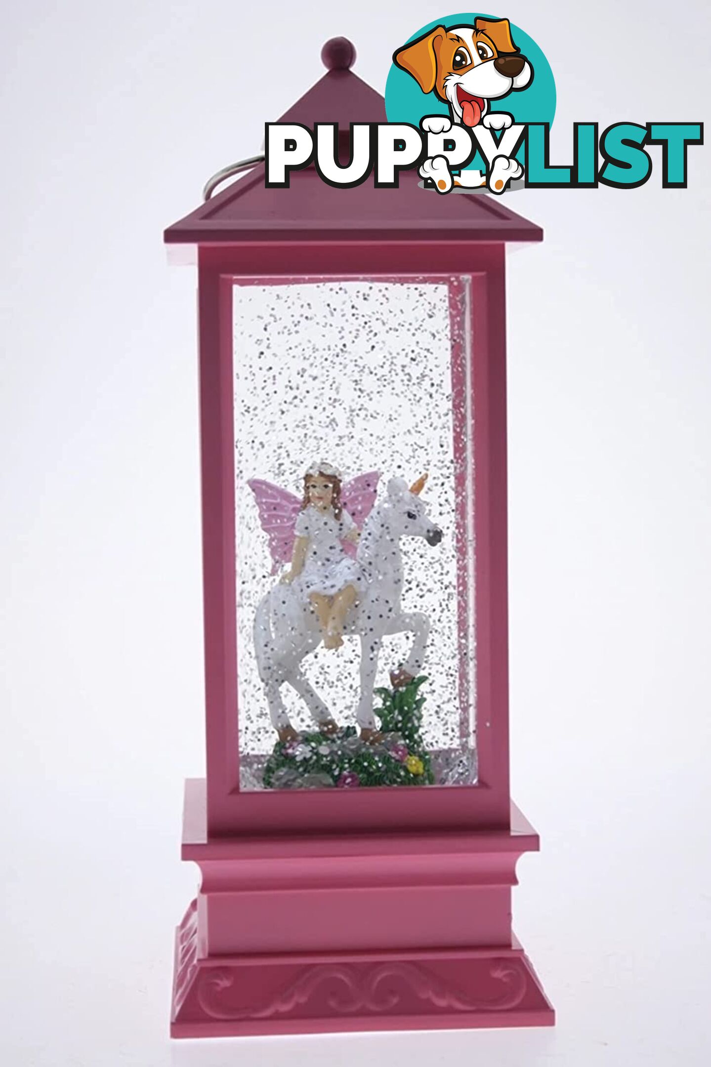 Cotton Candy - Pink Lantern With Unicorn & Fairy Ccfv226 - 9324651395652