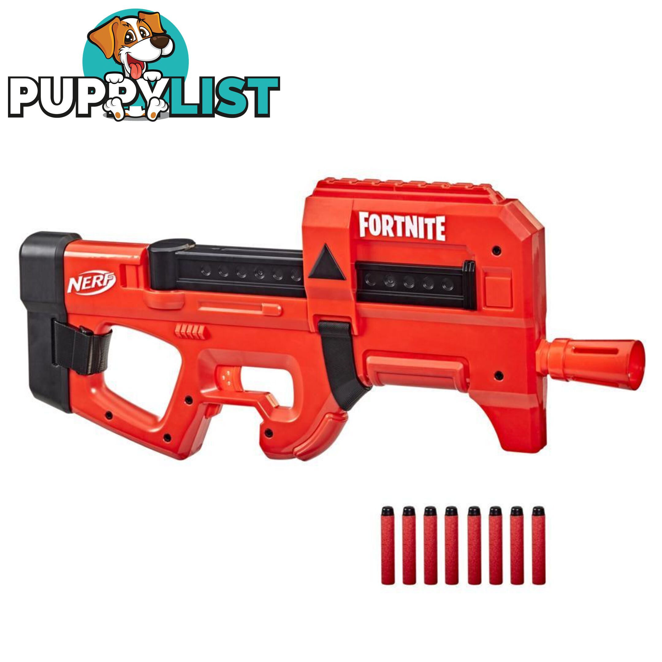 Nerf Fortnite Compact Smg Motorized Dart Blaster Ultra Red Wrap 8-dart Internal Clip Includes 8 Nerf Elite Foam Darts Hasbro - Hbf41062211 - 195166162638