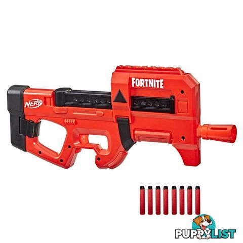 Nerf Fortnite Compact Smg Motorized Dart Blaster Ultra Red Wrap 8-dart Internal Clip Includes 8 Nerf Elite Foam Darts Hasbro - Hbf41062211 - 195166162638