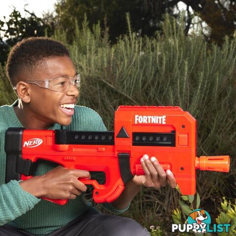 Nerf Fortnite Compact Smg Motorized Dart Blaster Ultra Red Wrap 8-dart Internal Clip Includes 8 Nerf Elite Foam Darts Hasbro - Hbf41062211 - 195166162638