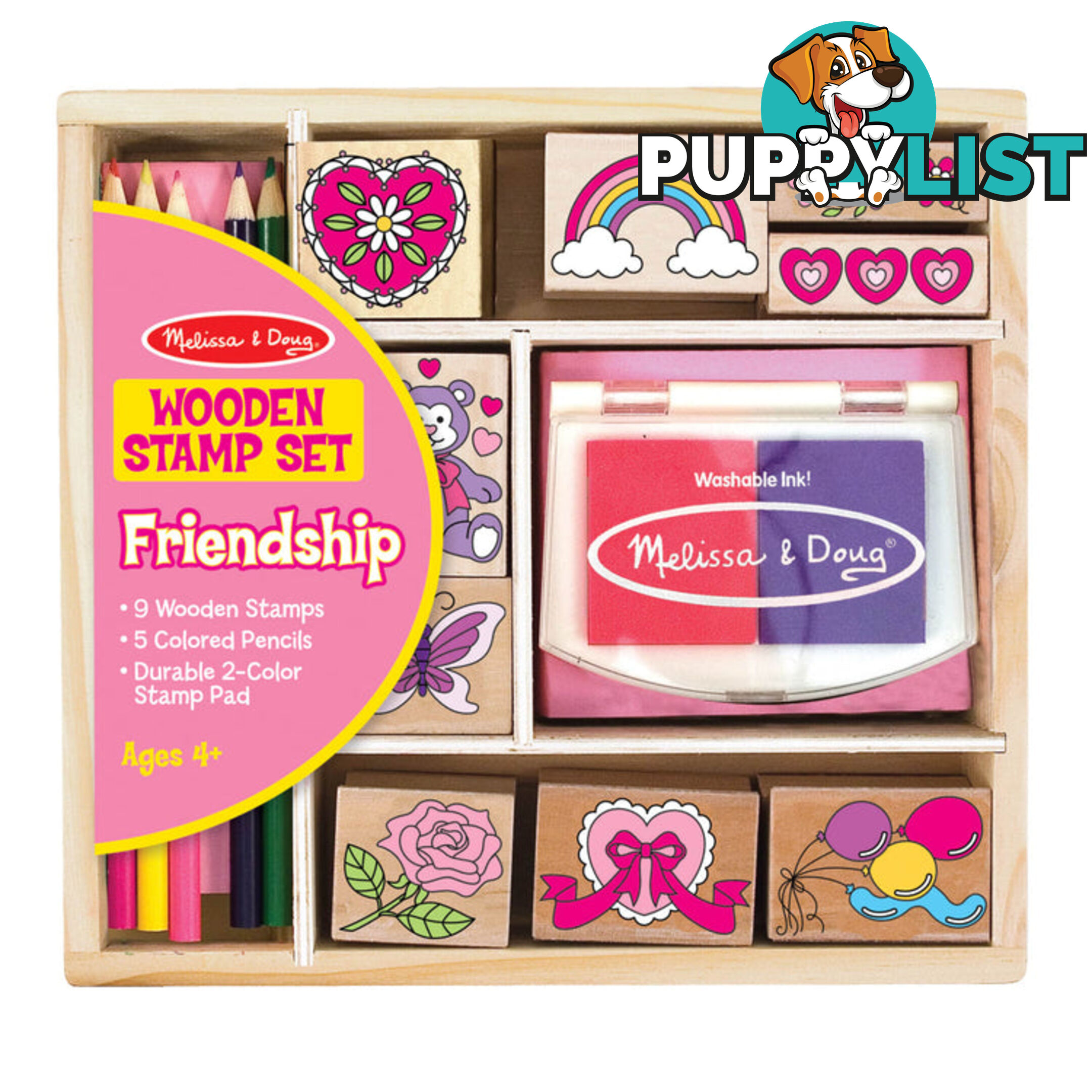 Melissa & Doug - Friendship Stamp Set - Mdmnd1632 - 000772016322