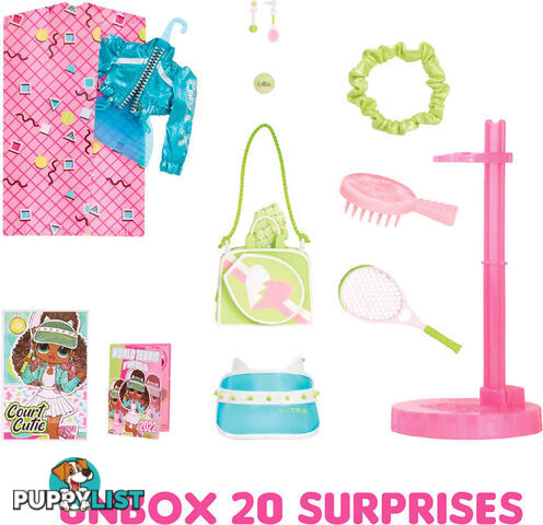 Lol Surprise - Omg Sports Fashion Doll â€“ Court Cutie With 20 Surprises - Bj584223 - 035051584247