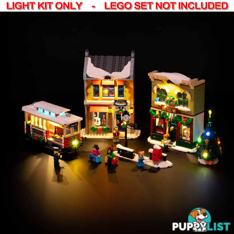 LIGHT KIT for LEGO Holiday Main Street 10308 - Light My Bricks - 754523893617