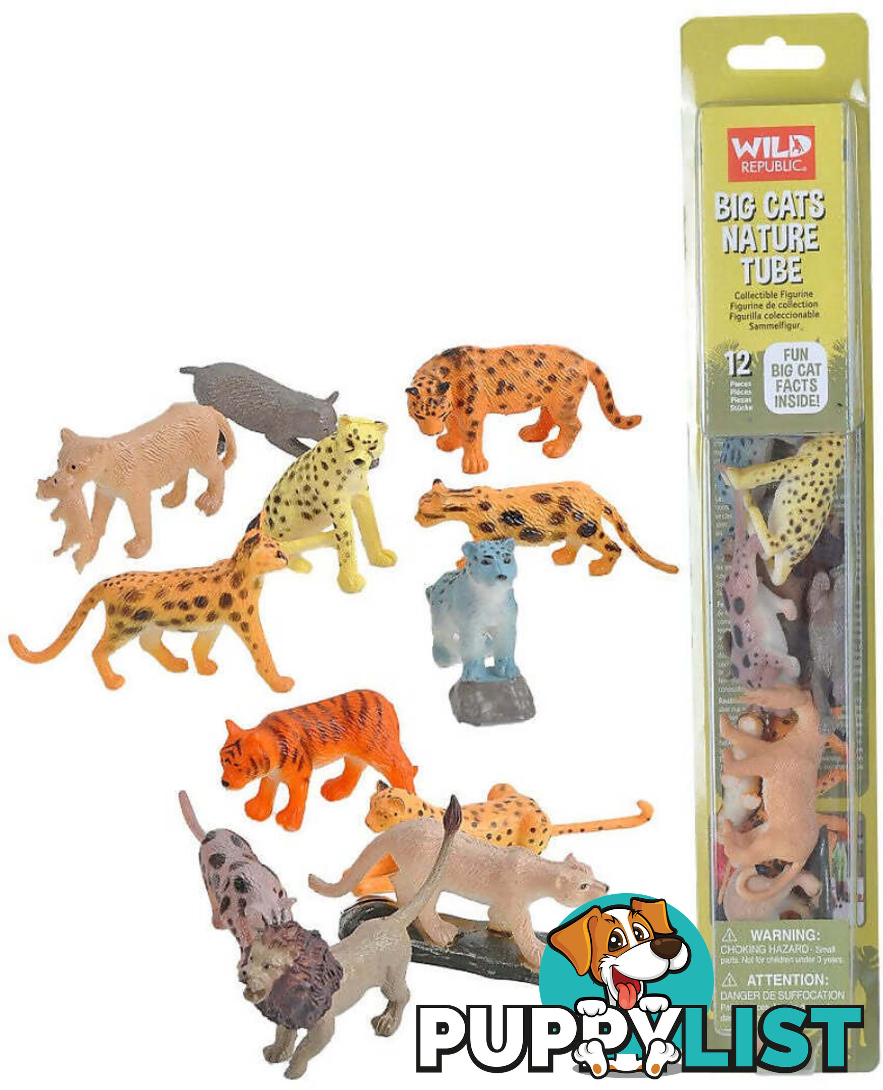 Wild Republic - Nature Tube Big Cat Collection - Wr12894 - 092389128949