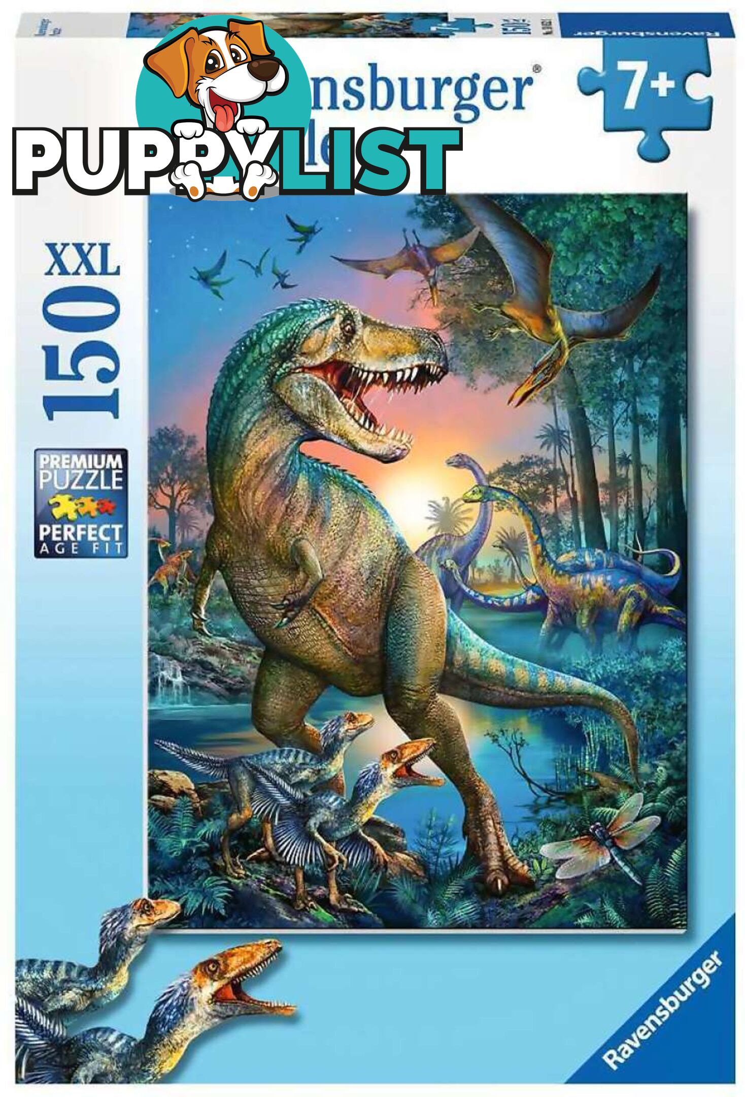 Ravensburger - Giant Prehistoric Dinosaur Xxl Jigsaw Puzzle 150pc - Mdrb10052 - 4005556100521