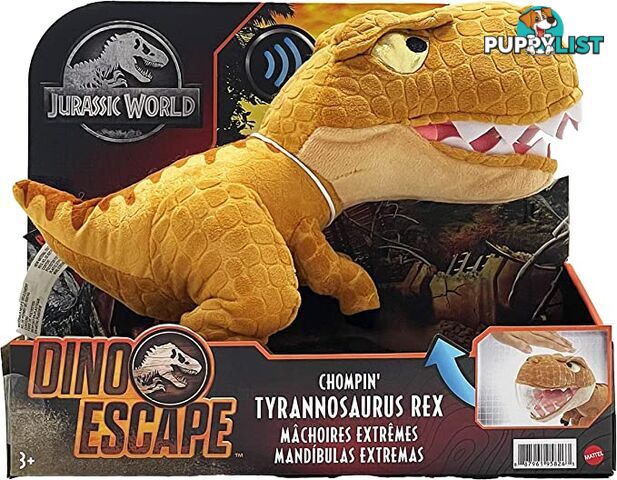 Jurassic World Dino Escape Chompin Tyrannosaurus Rex Plush - 887961958263