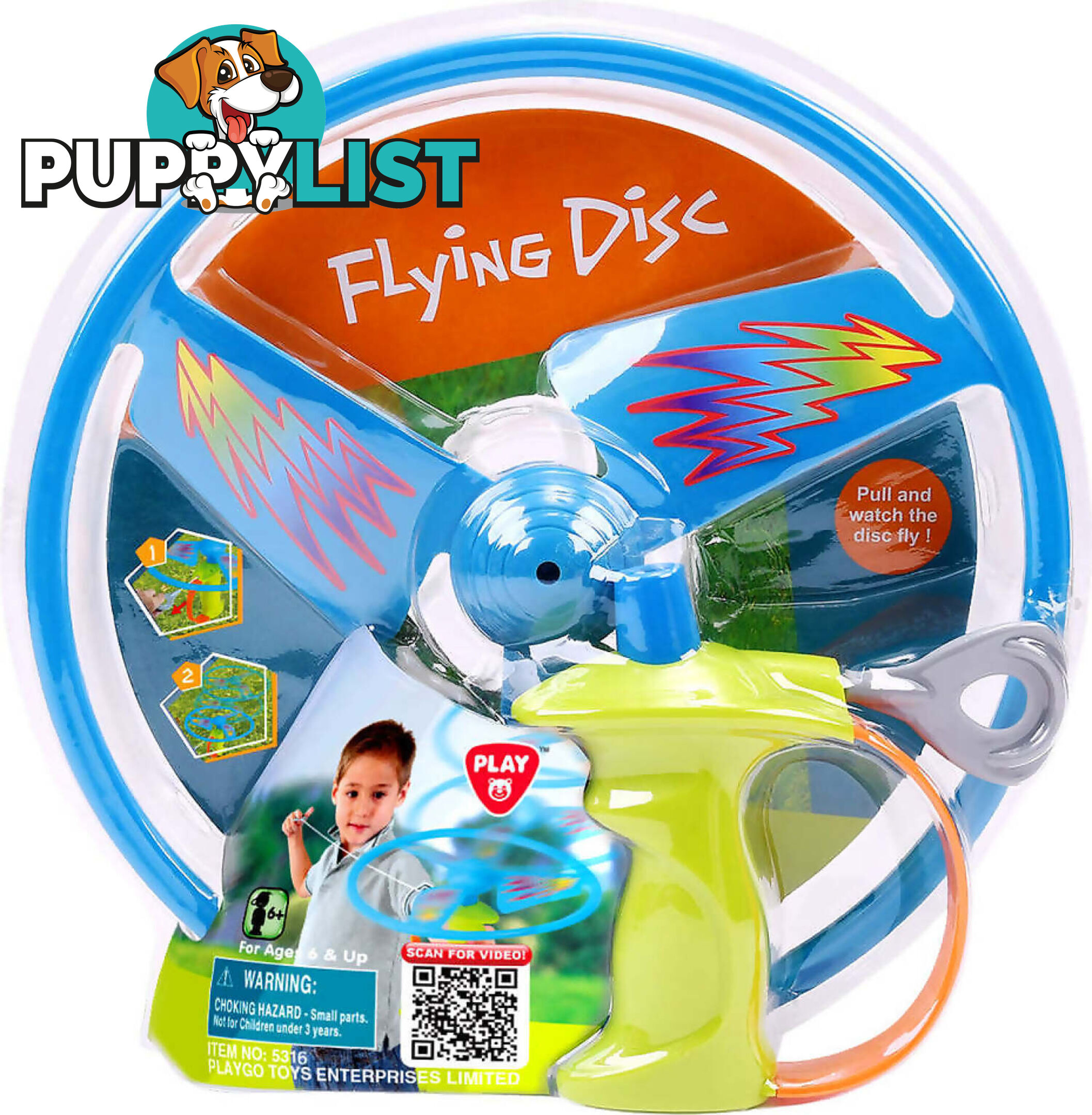 Playgo Toys Ent. Ltd. - Flying Disc - Art66180 - 4892401053169