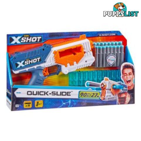 Zuru - Xshot Excel Quick Slide Blaster Inc 16 Darts - Azazt36401 - 193052040152