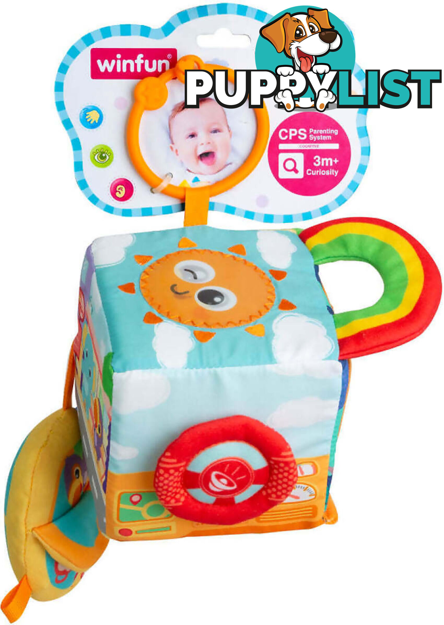 Winfun - Little Pals On The Move Activity Cube - Art66404 - 4895038502642