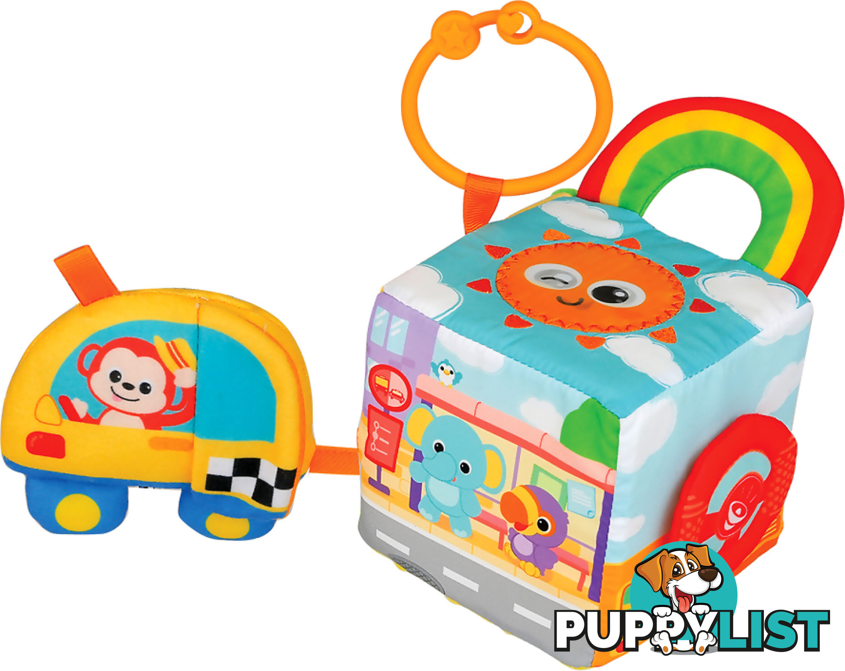 Winfun - Little Pals On The Move Activity Cube - Art66404 - 4895038502642