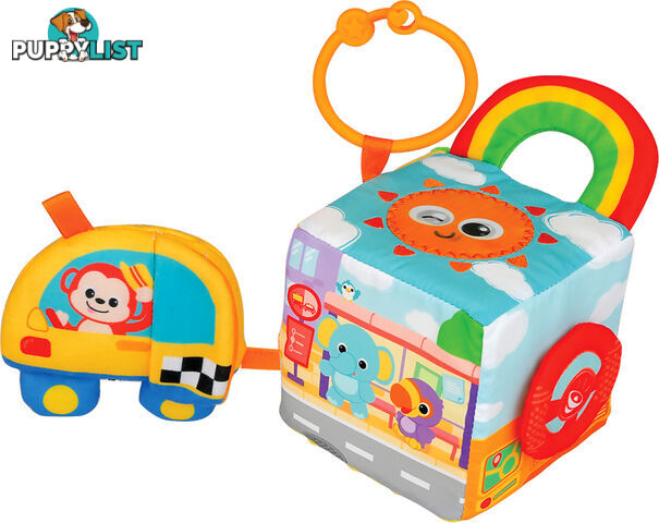 Winfun - Little Pals On The Move Activity Cube - Art66404 - 4895038502642