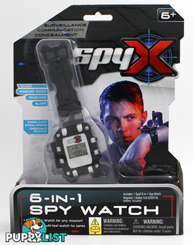 SpyX - 6-in-1 Spy Watch - Gdatm10501 - 840685105016