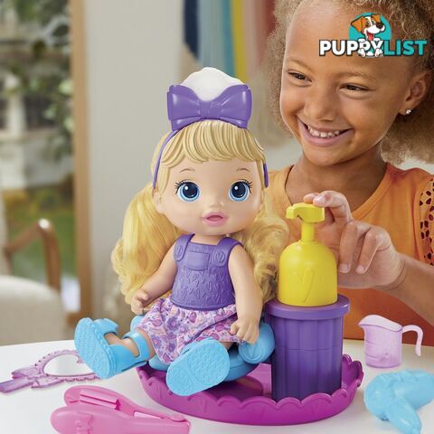 Baby Alive Sudsy Styling 12-inch Salon Baby Doll Incl Accessories Bubble Solution Hasbro - Hbf51125xoo - 5010994126896