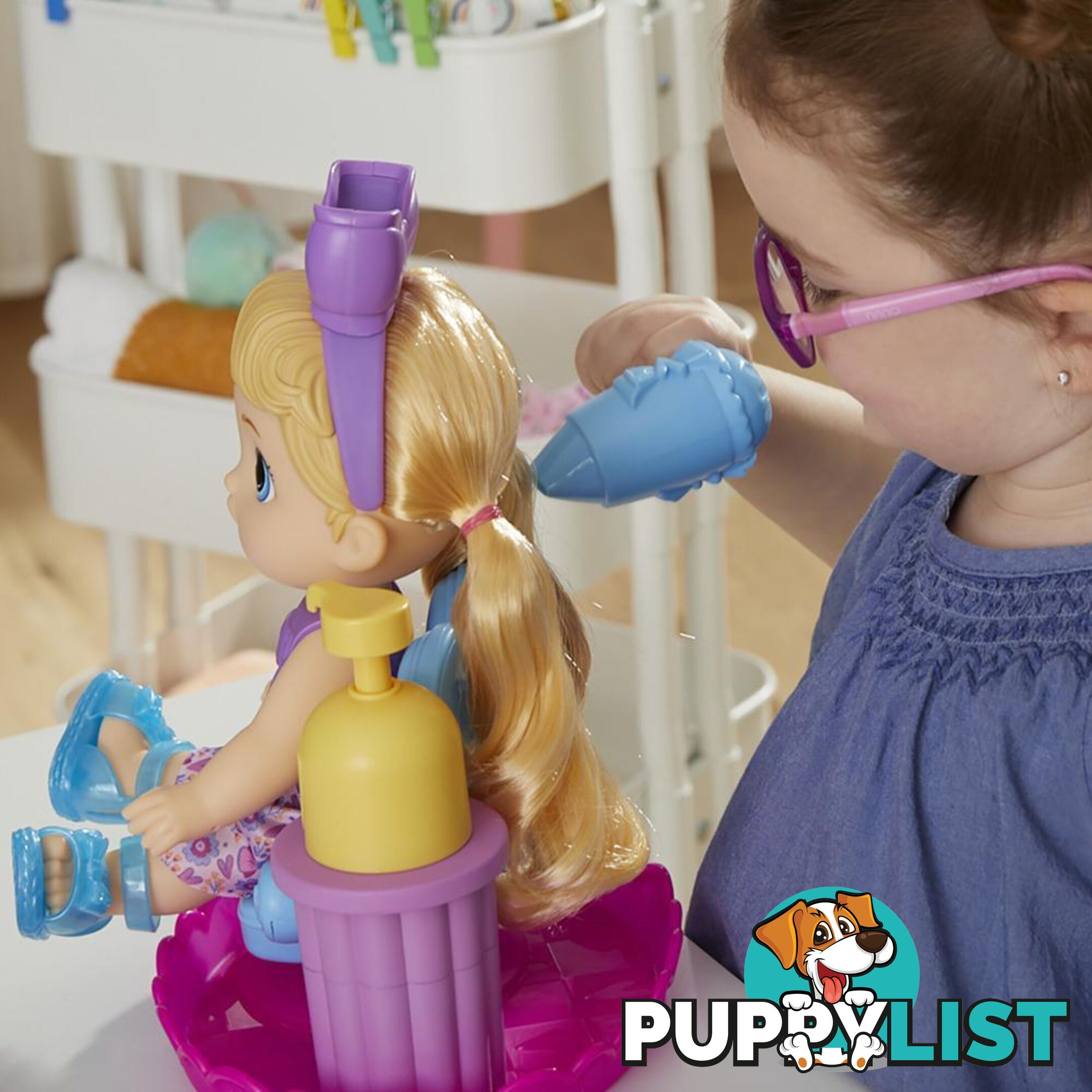 Baby Alive Sudsy Styling 12-inch Salon Baby Doll Incl Accessories Bubble Solution Hasbro - Hbf51125xoo - 5010994126896