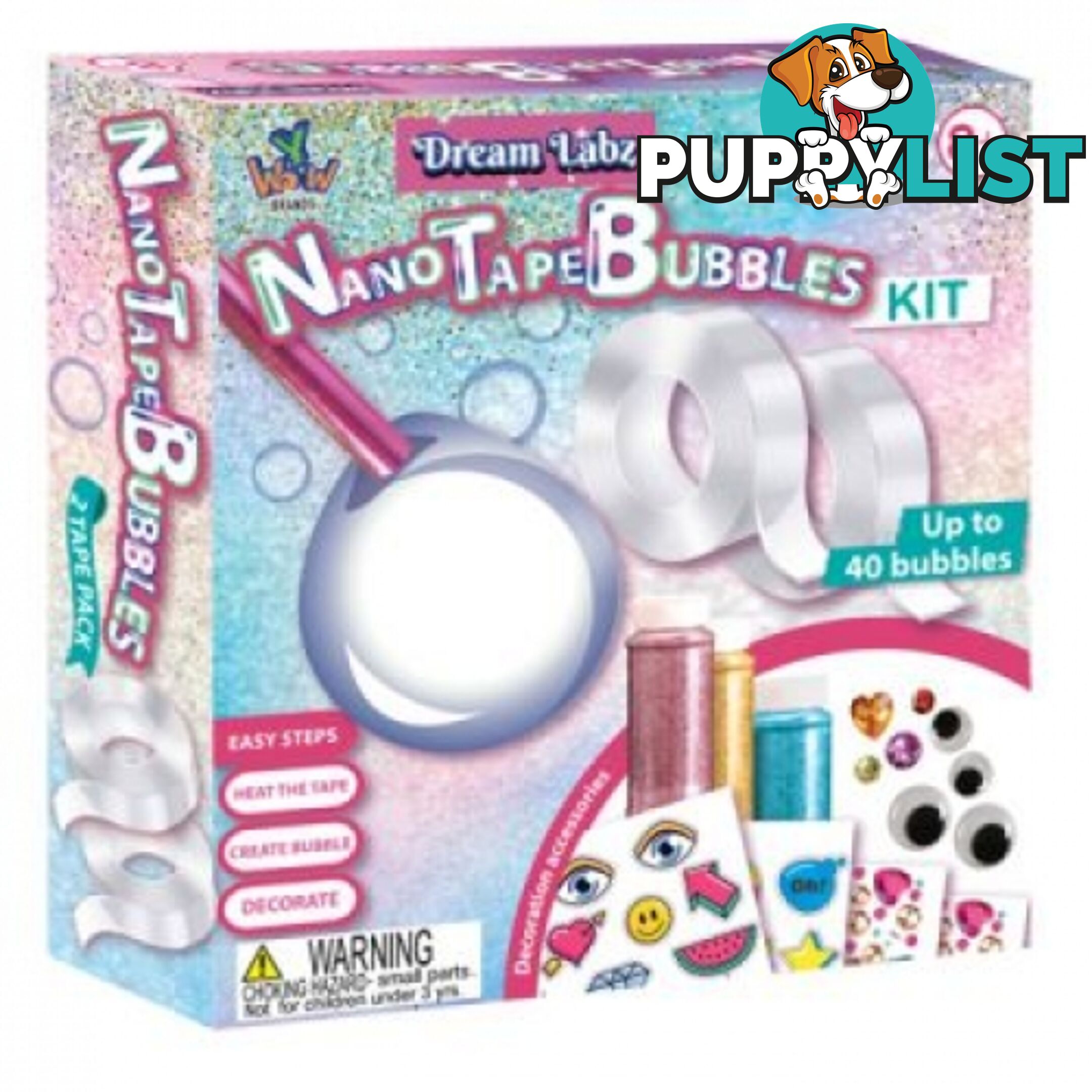 Dream Labz - Nano Tape Bubble Diy Playset - Azyw21947a - 4895249200870