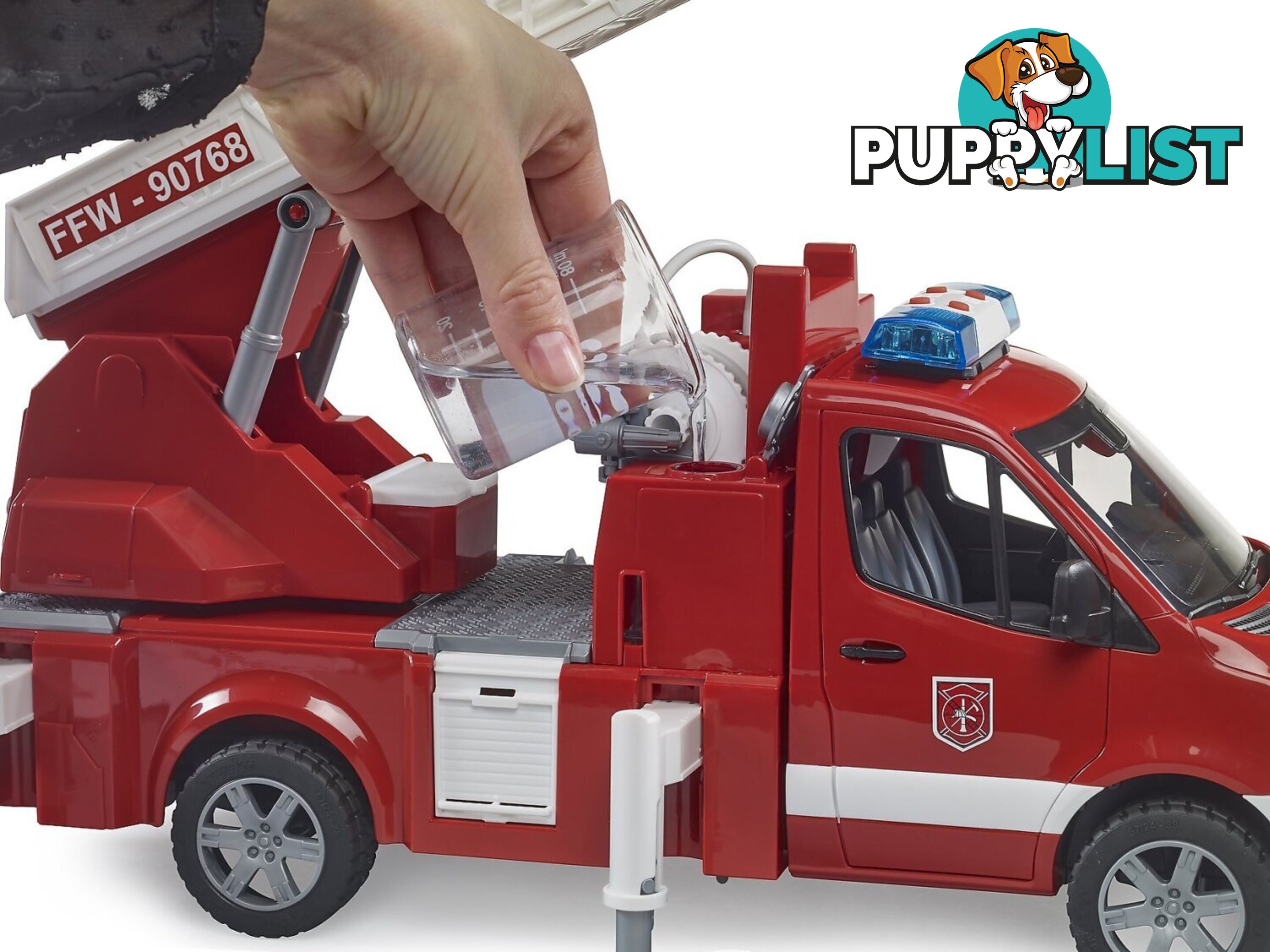 Bruder Mercedes Benz Sprinter Fire Engine With Slewing Ladder And Water Pump 1:16 Scale - Zi24002532 - 4001702025328