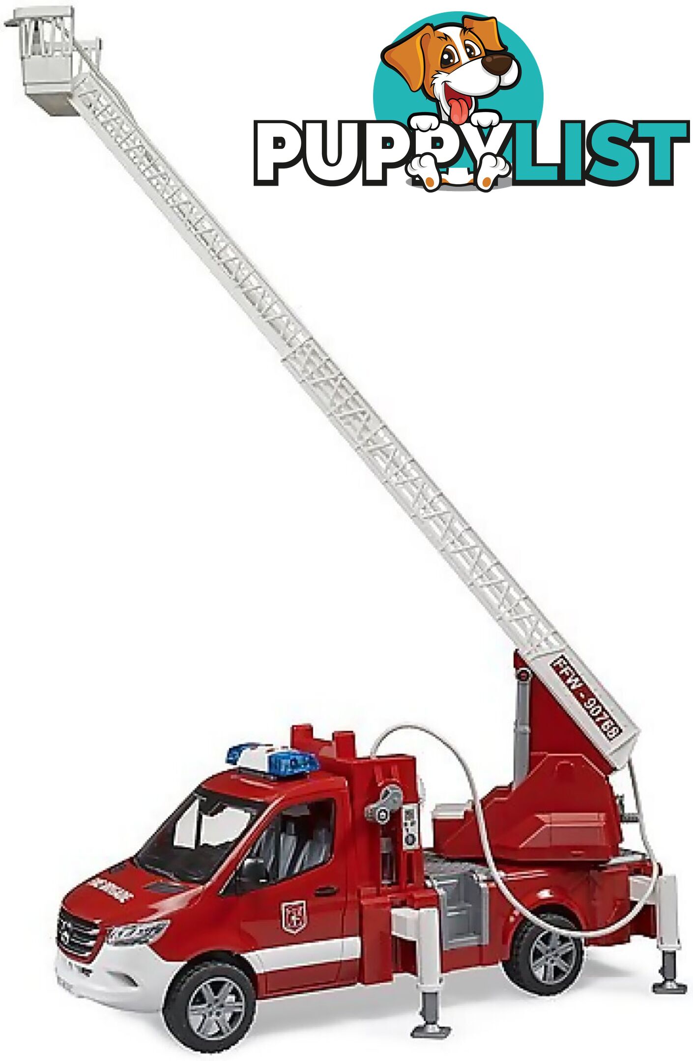 Bruder Mercedes Benz Sprinter Fire Engine With Slewing Ladder And Water Pump 1:16 Scale - Zi24002532 - 4001702025328