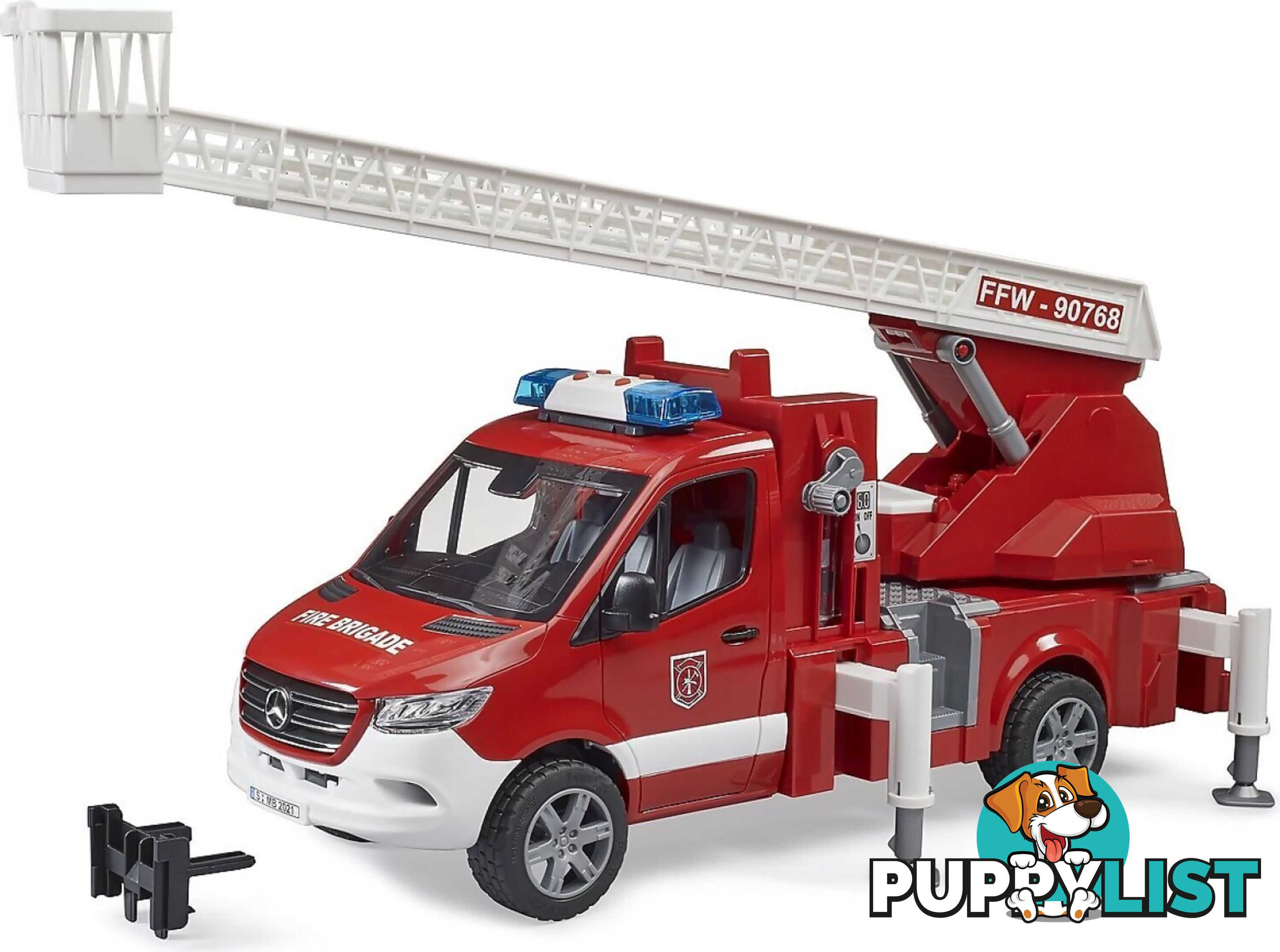 Bruder Mercedes Benz Sprinter Fire Engine With Slewing Ladder And Water Pump 1:16 Scale - Zi24002532 - 4001702025328