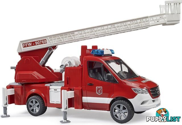 Bruder Mercedes Benz Sprinter Fire Engine With Slewing Ladder And Water Pump 1:16 Scale - Zi24002532 - 4001702025328