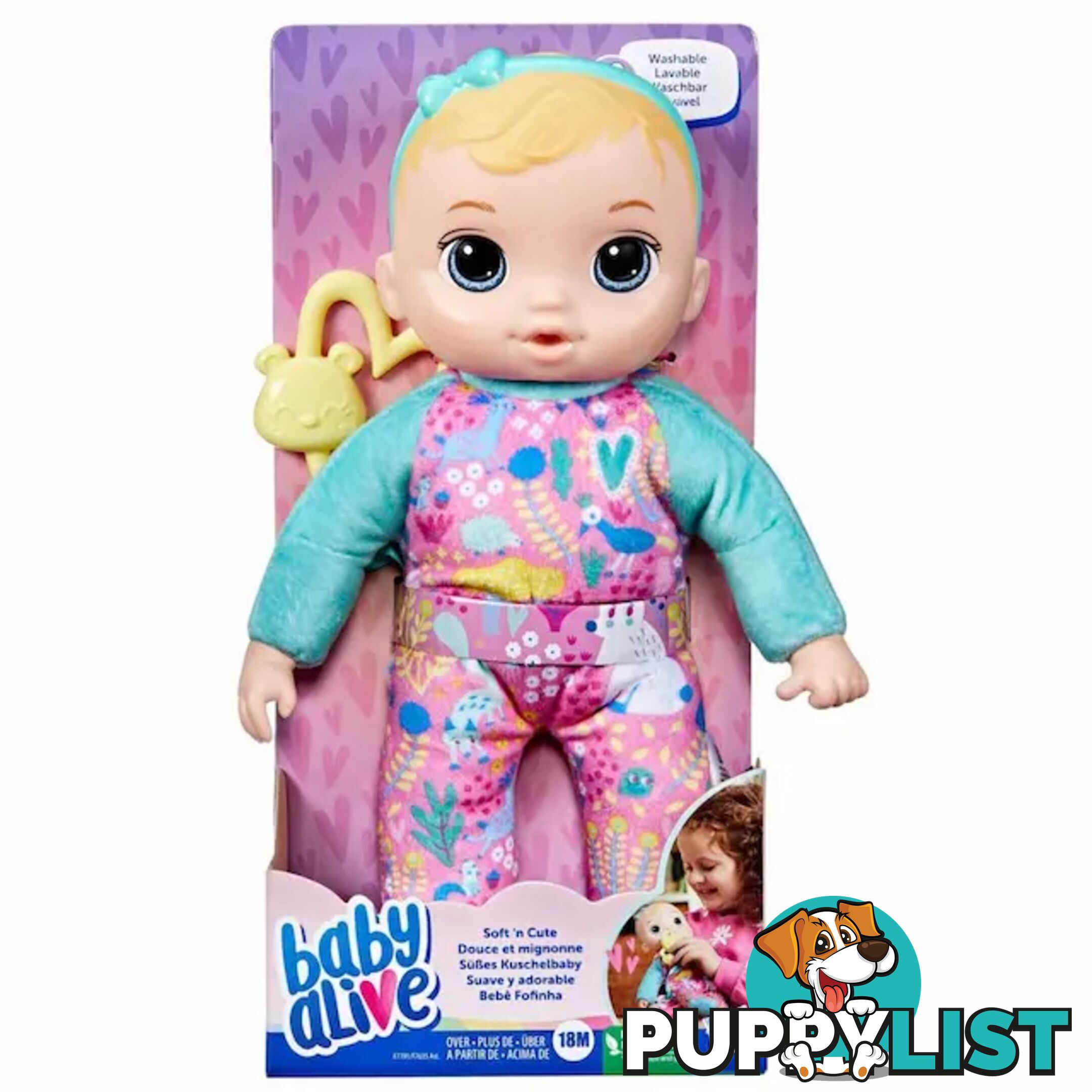 Baby Alive - Soft n Cute Blonde Doll - Hbf77915xoo - 5010994195489