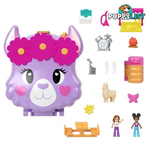 Polly Pocket - Camp Adventure Llama Compact - Mahkv33 - 0194735109111