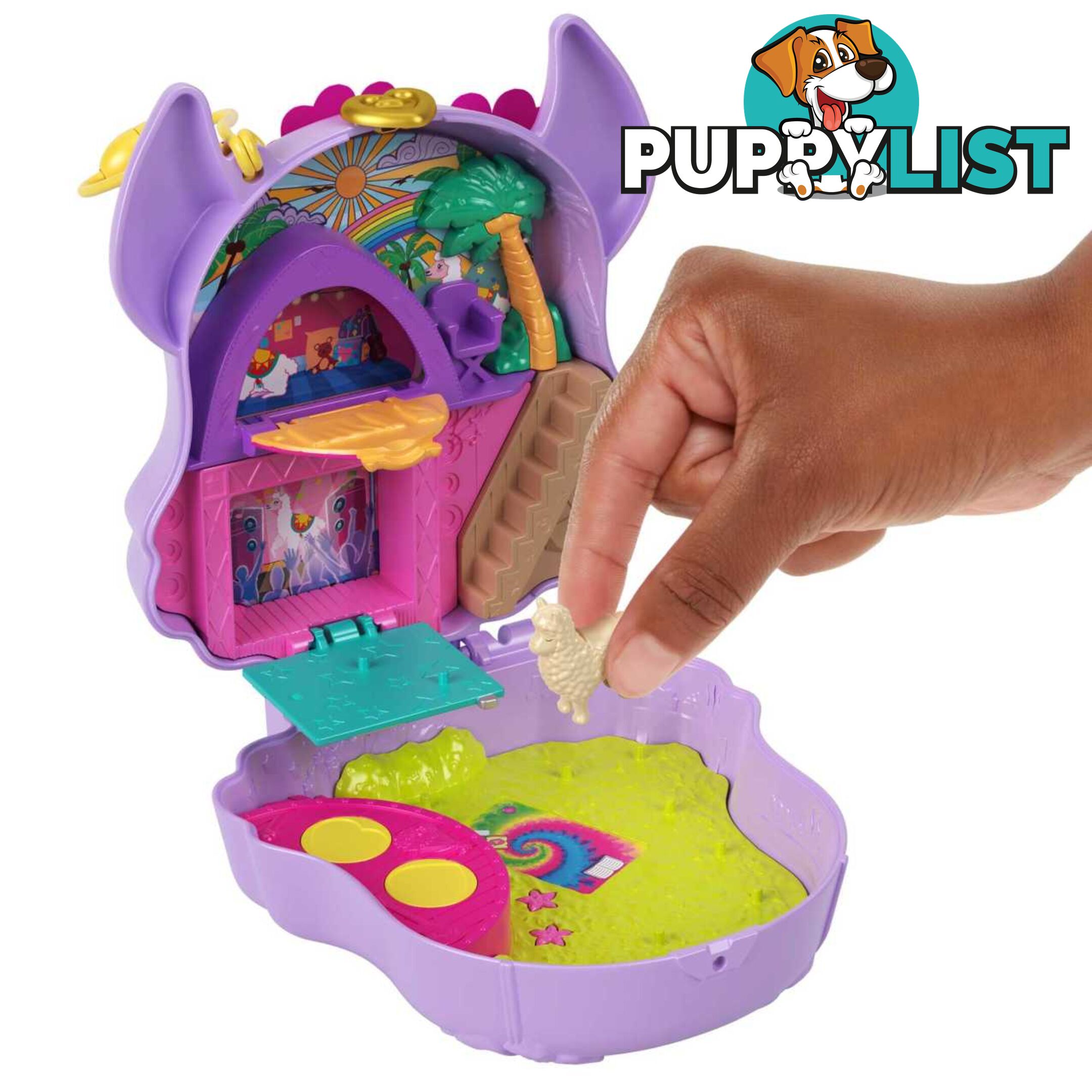 Polly Pocket - Camp Adventure Llama Compact - Mahkv33 - 0194735109111