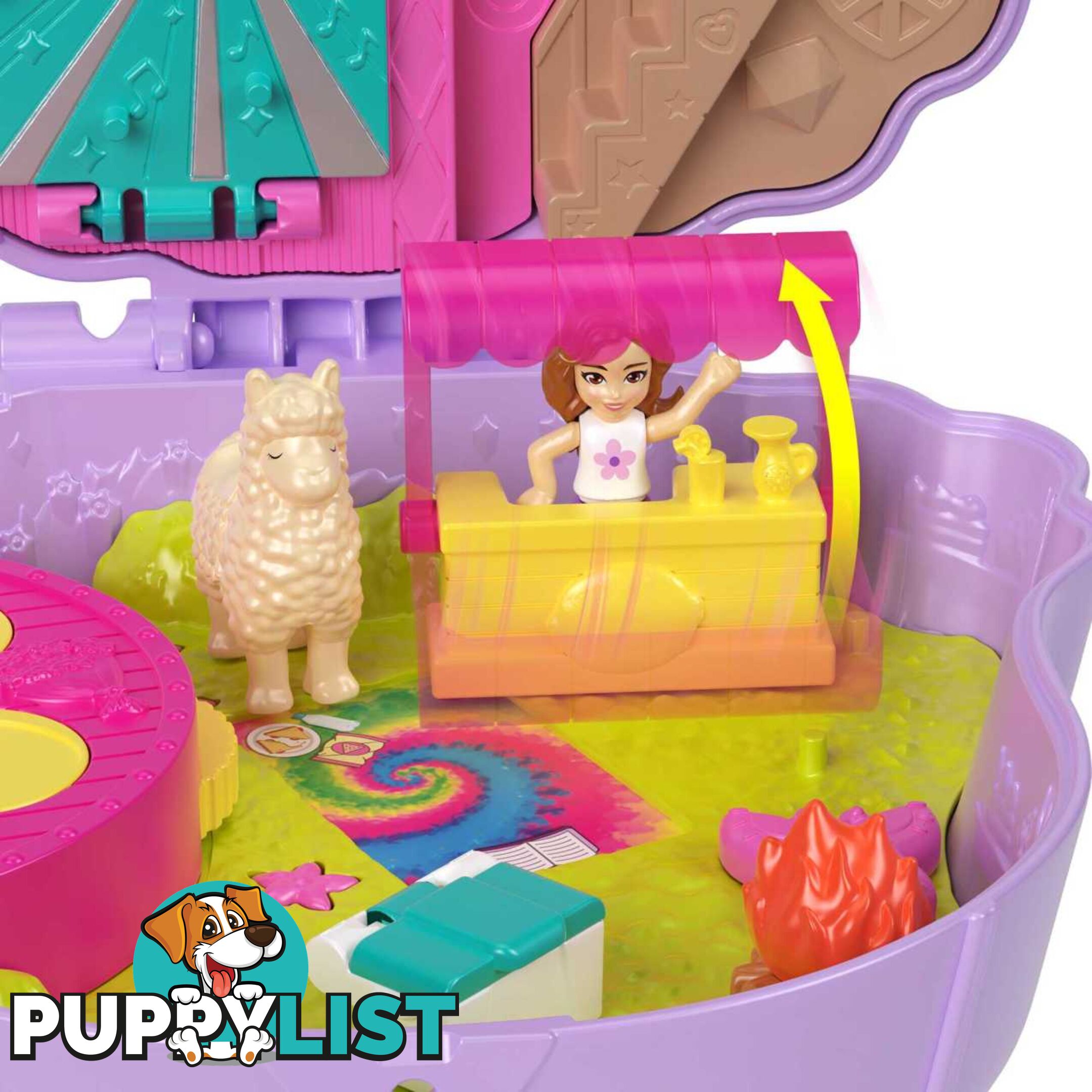 Polly Pocket - Camp Adventure Llama Compact - Mahkv33 - 0194735109111