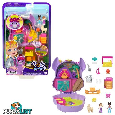 Polly Pocket - Camp Adventure Llama Compact - Mahkv33 - 0194735109111