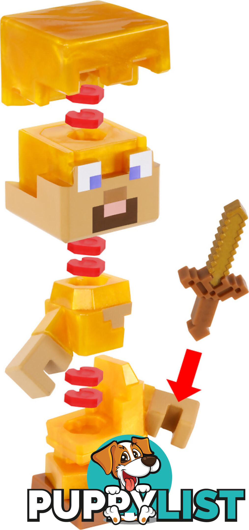 Treasure X - Minecraft Sand & Sea Overworld Mine & Craft Character - Mj41712 - 630996417102