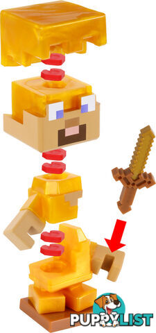 Treasure X - Minecraft Sand & Sea Overworld Mine & Craft Character - Mj41712 - 630996417102