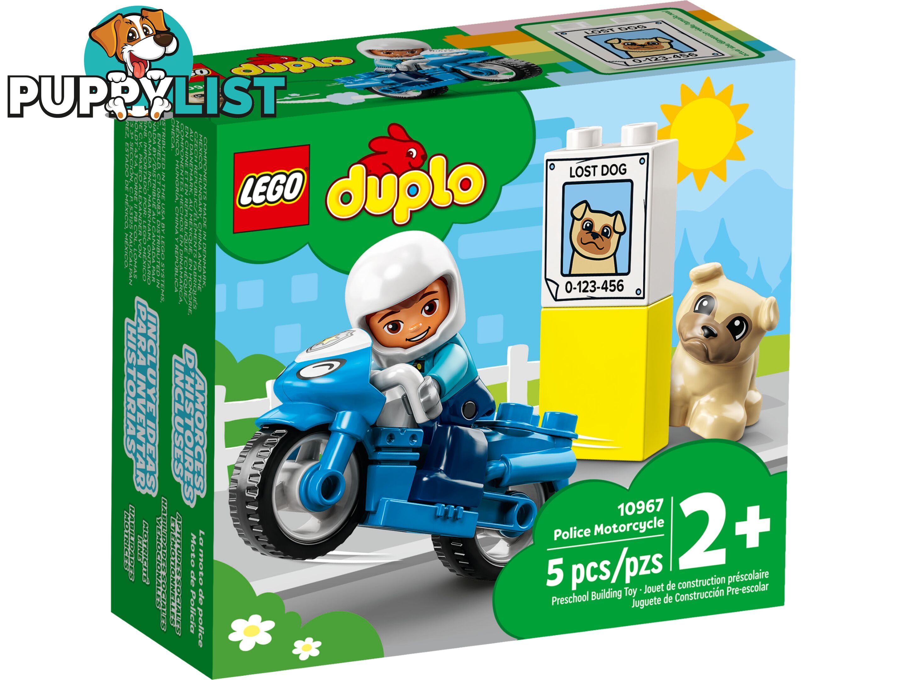 LEGO 10967 Police Motorcycle - DUPLO - 5702017153636