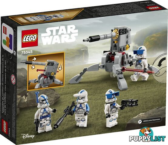 LEGO 75345 501st Clone Troopers Battle Pack - Star Wars - 5702017421292