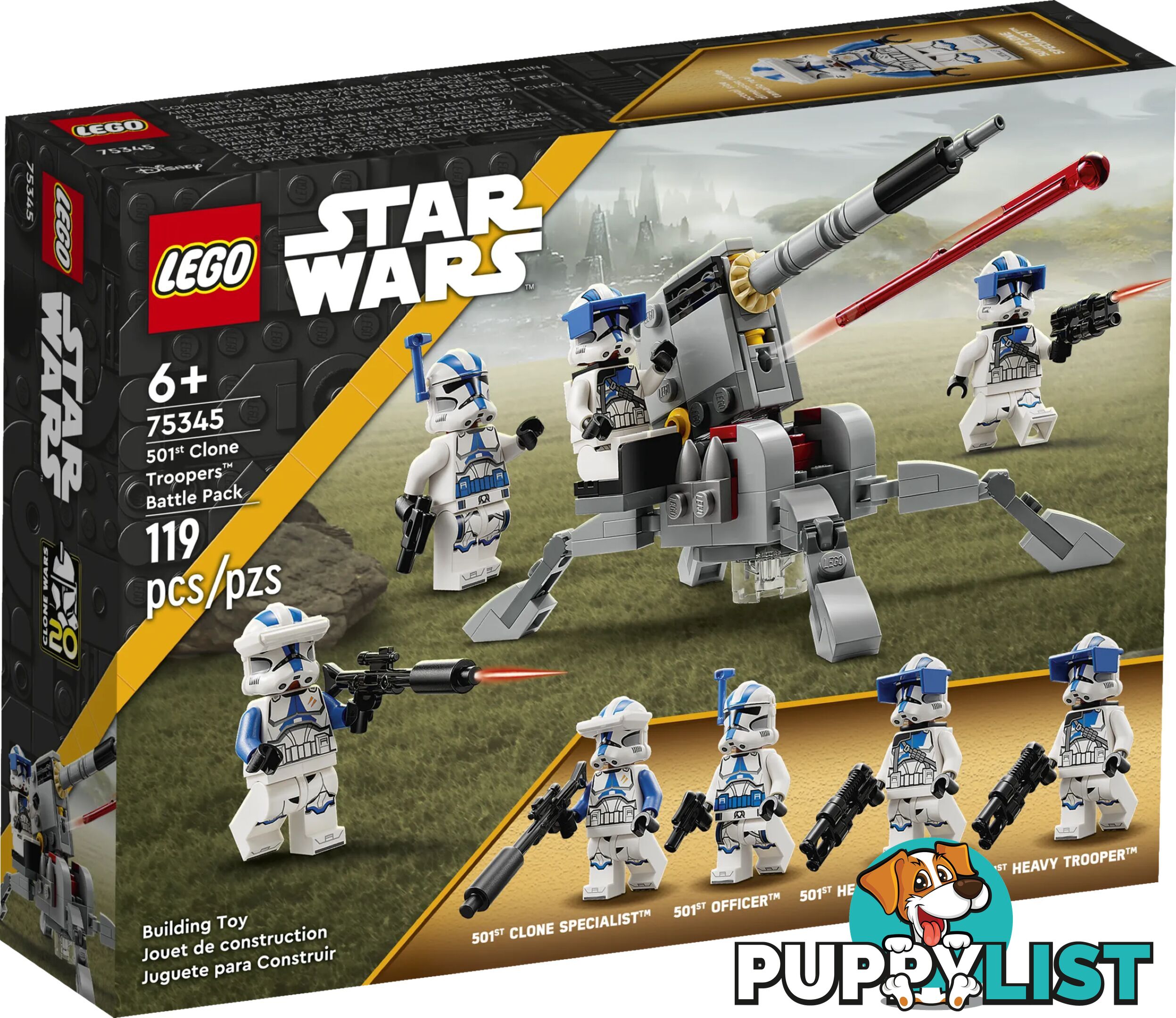 LEGO 75345 501st Clone Troopers Battle Pack - Star Wars - 5702017421292