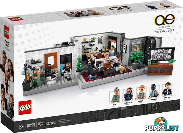 LEGO 10291 Queer Eye The Fab 5 Loft - ICONS - 5702016914290