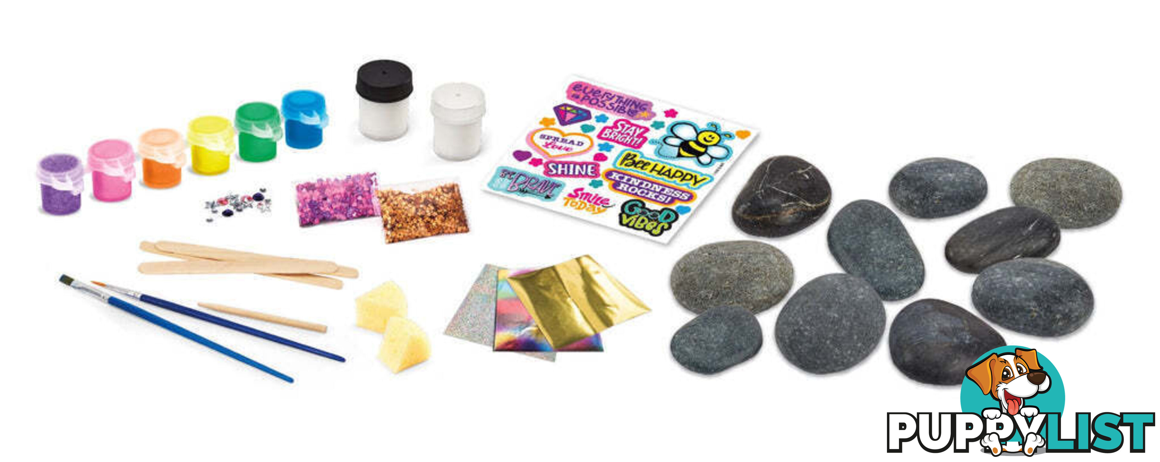 Cra-z-art - Shimmer 'n Sparkle Inspirational Rock Art Kit - Bg655204 - 884920655201