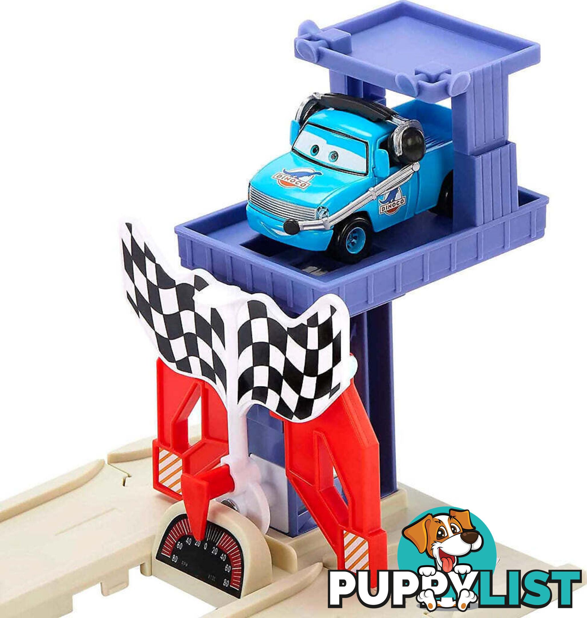 Disney Pixar - CARS - On The Road Salt Flats Super Speed Playset - Mattel - Mahhw70 - 194735078165