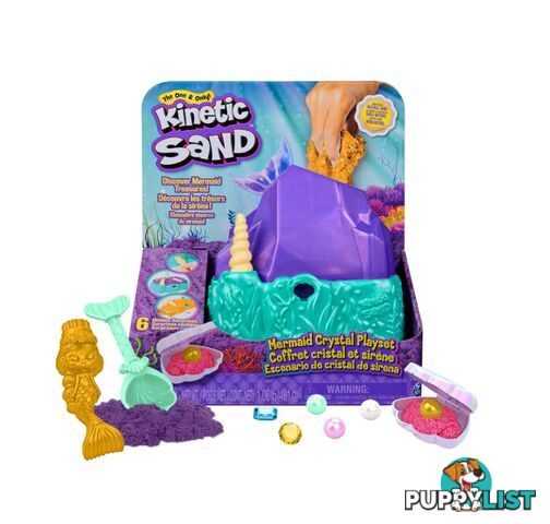 Kinetic Sand Mermaid Crystal Playset - Si6064333 - 778988425237