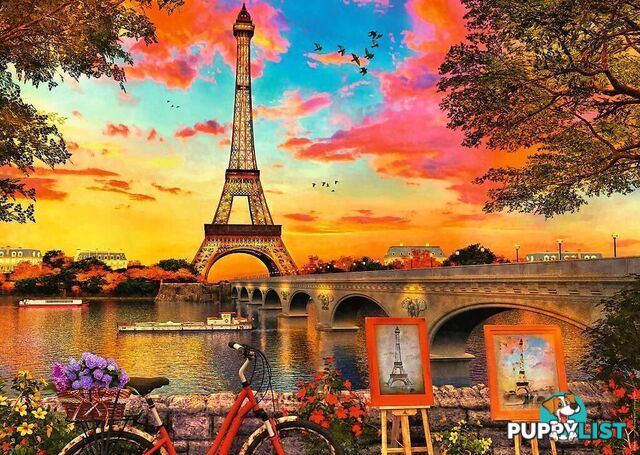 Ravensburger - Paris Banks Of Seine Le Quais De Seine Jigsaw Puzzle 1000pc - Mdrb15168 - 4005556151684