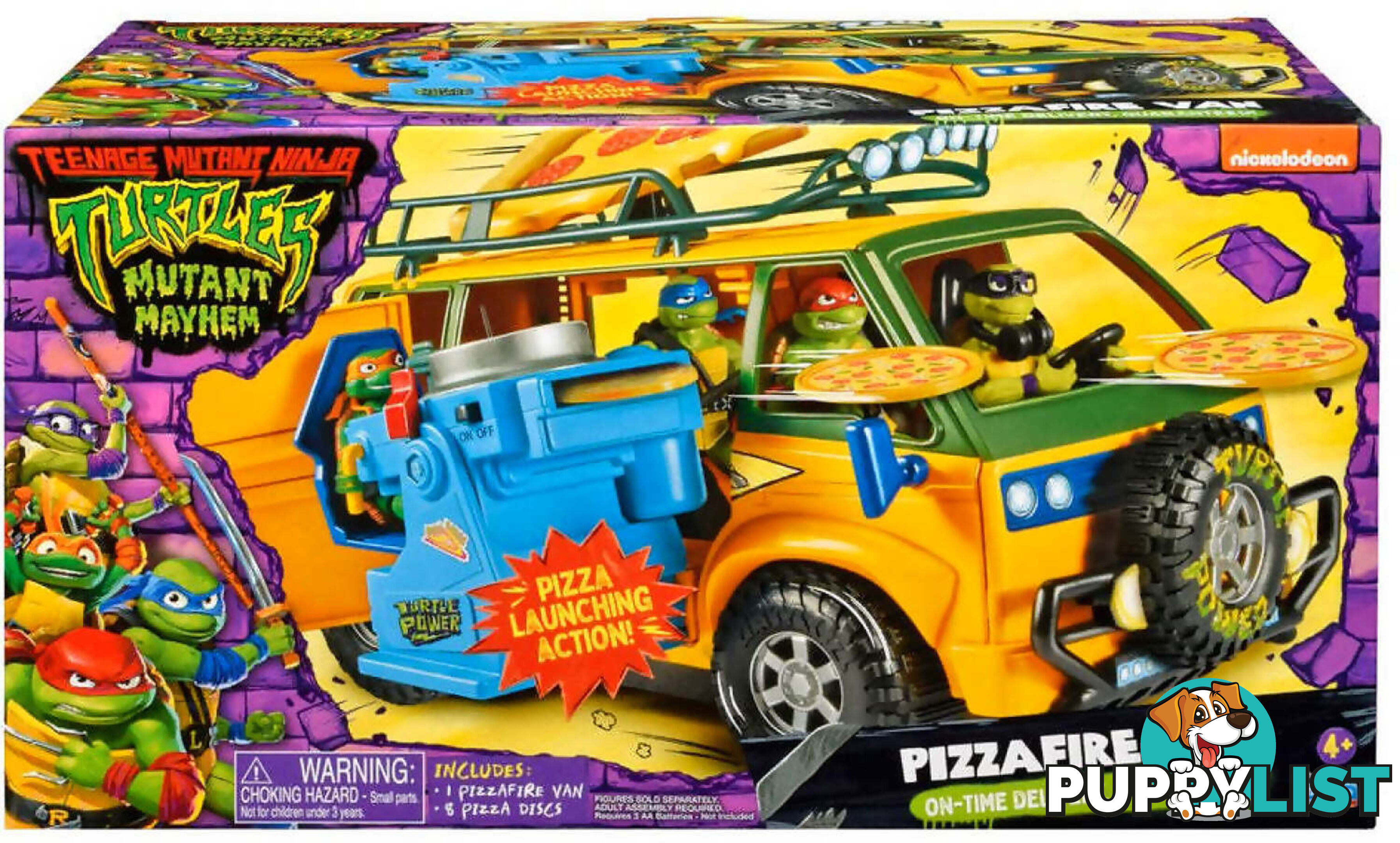 Tmnt Teenage Mutant Ninja Turtles - Mm Movie Pizza Van - Hs83468 - 043377834687