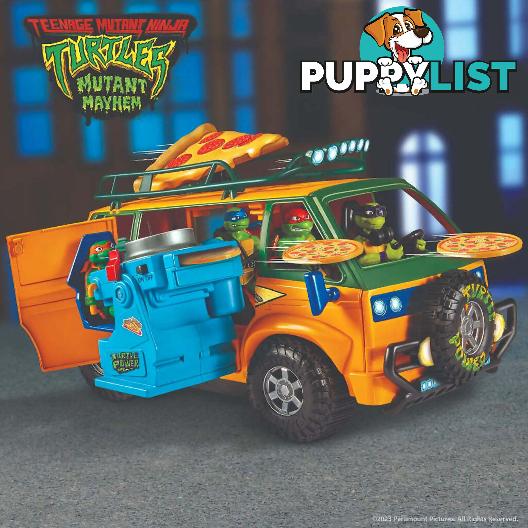 Tmnt Teenage Mutant Ninja Turtles - Mm Movie Pizza Van - Hs83468 - 043377834687