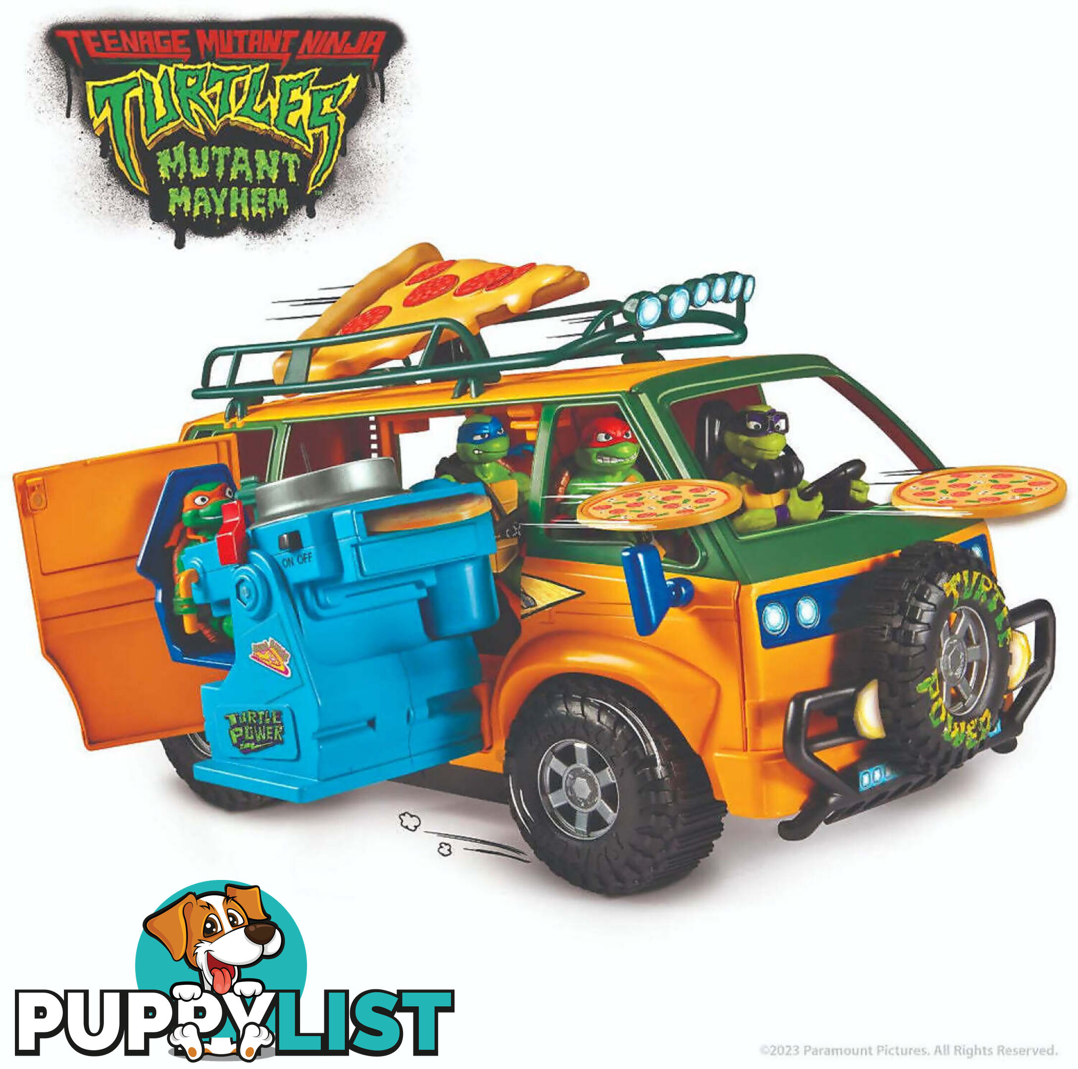 Tmnt Teenage Mutant Ninja Turtles - Mm Movie Pizza Van - Hs83468 - 043377834687