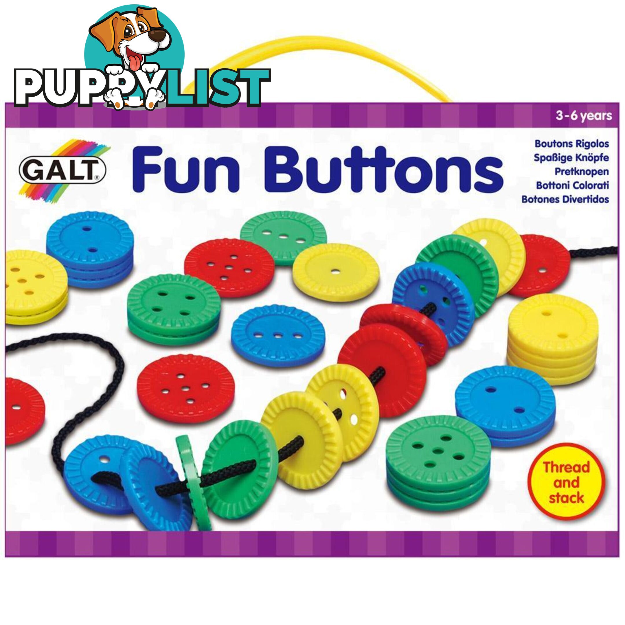 GALT - Fun Buttons Mdgn3238 - 5011979528933