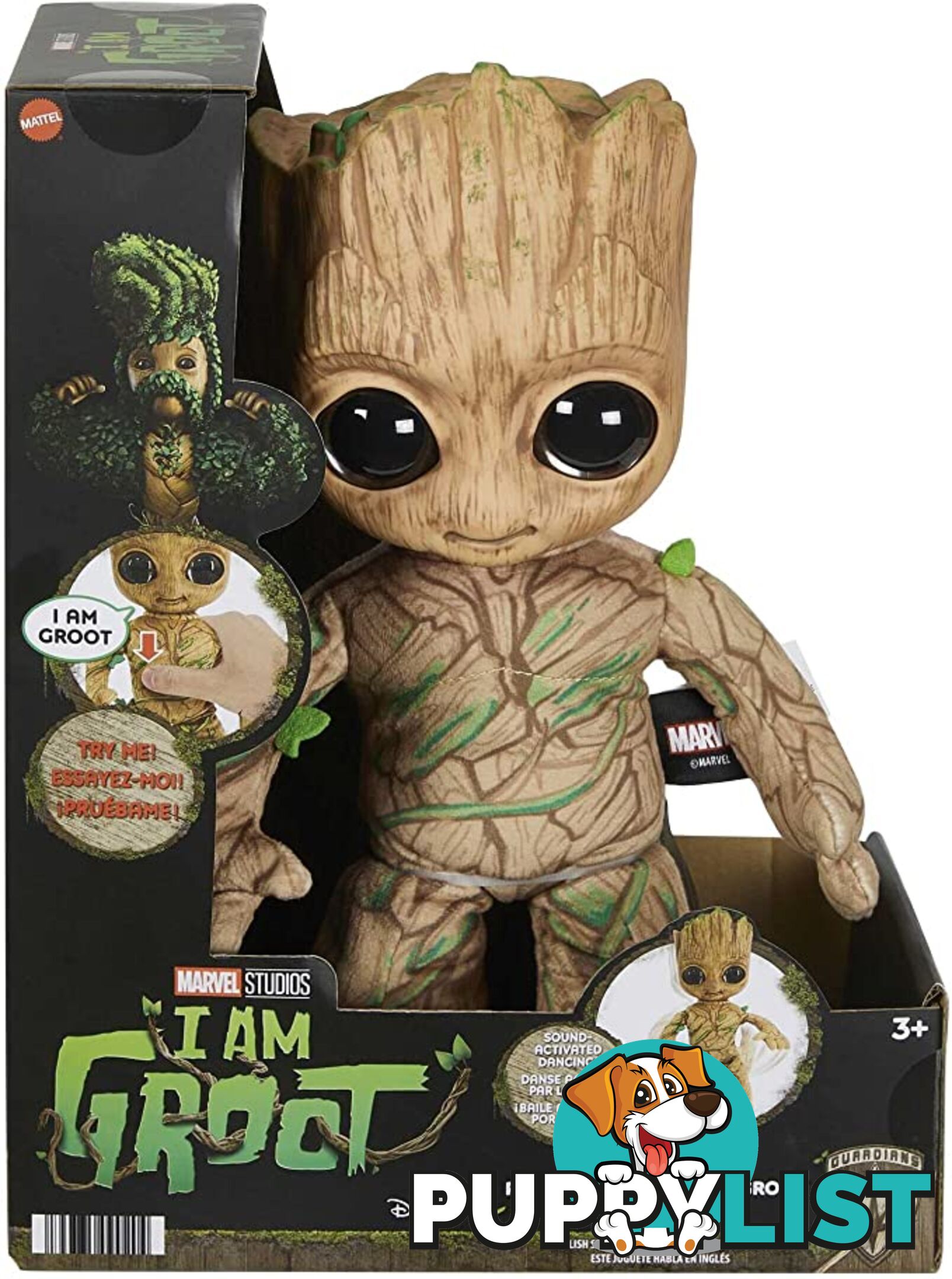 Marvel Plush I Am Groot Groovin & Talking Hjm23 - 194735090204