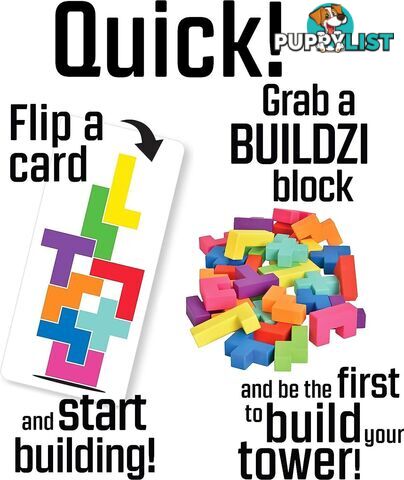 Tenzi - Buildzi - Block Building Game - Dztbuild - 602573541166