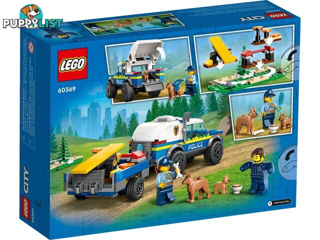 LEGO 60369 Mobile Police Dog Trainin - City - 5702017416298