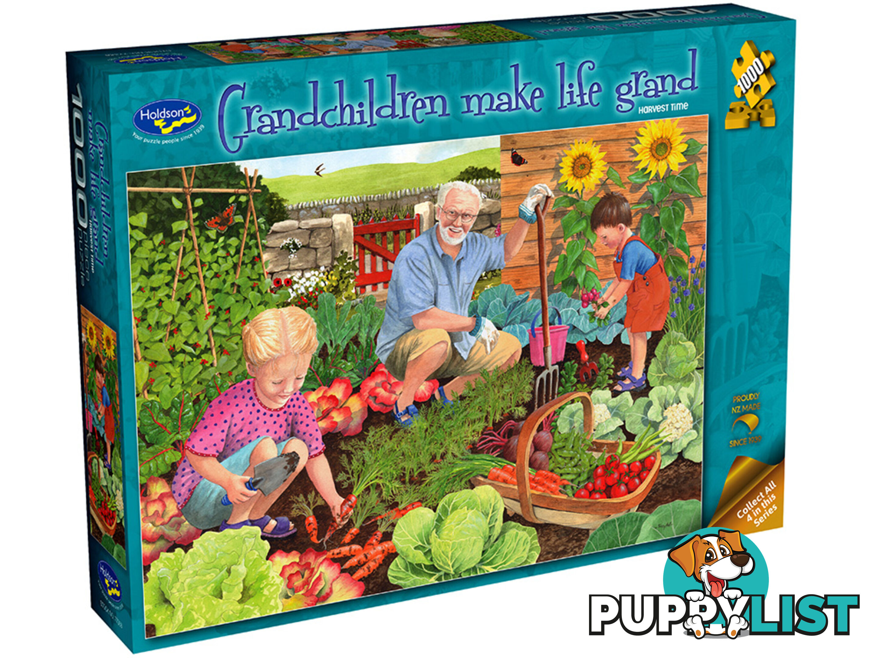 Holdson Jigsaw Puzzle - Grandchildren Make Life Grand Harvest Time 1000 Piece Jigsaw Puzzle Hol773688 - 9414131773688