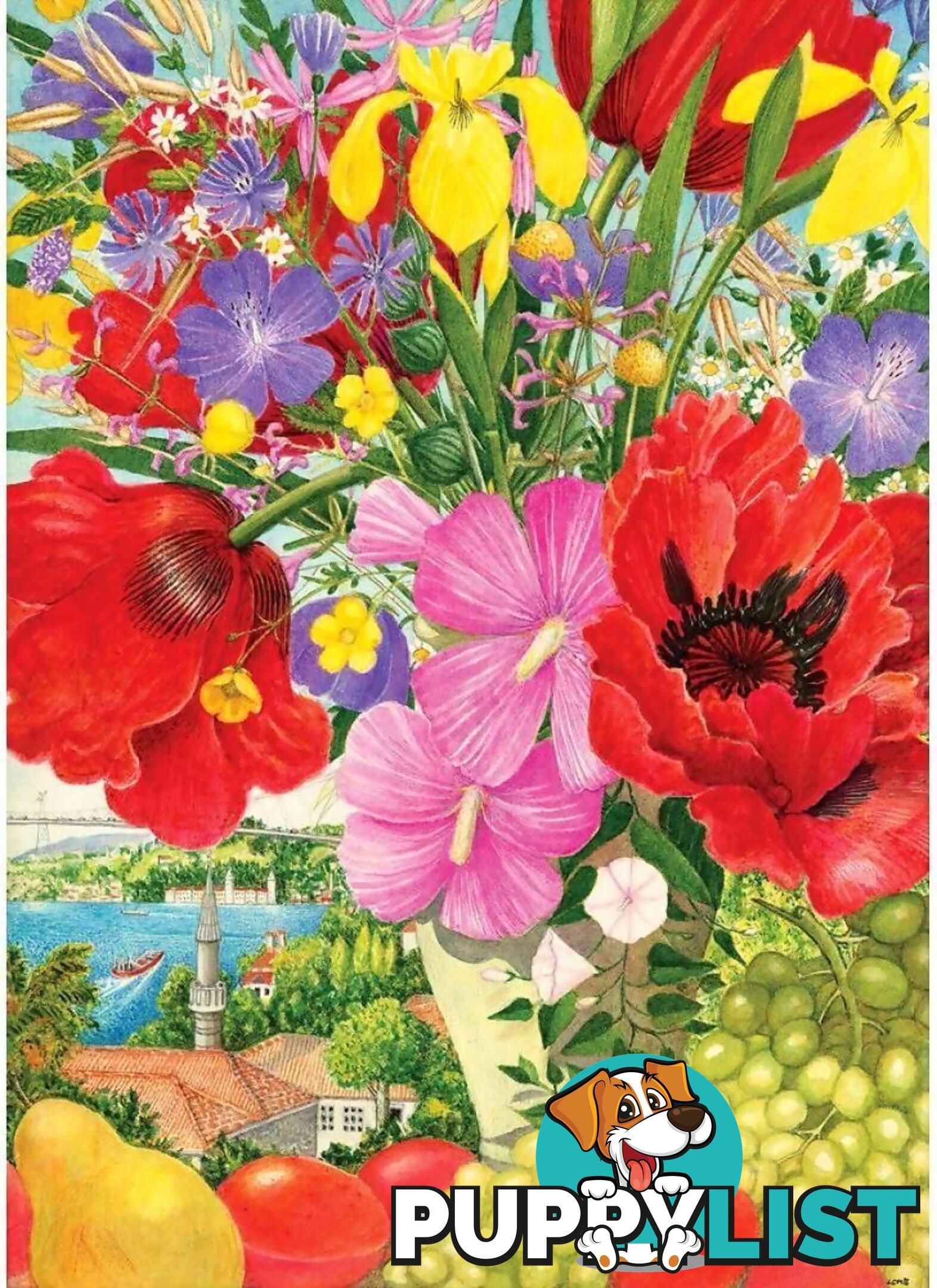 Holdson - Floral Fiesta Poppy Paradise Jigsaw Puzzle 1000 Pieces - Jdhol775576 - 9414131775576