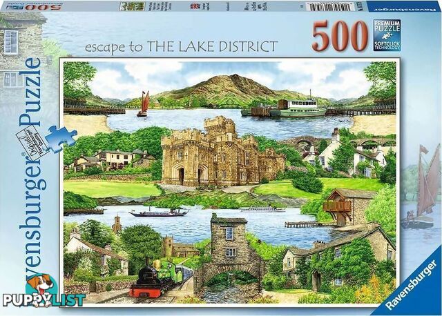 Ravensburger - Escape To The Lakes District Jigsaw Puzzle 500pc - Mdrb16757 - 4005556167579